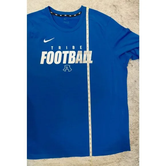 Nike Dri Fit Tribe Football Long Sleeve Jersey Pullover 2XL Blue Performance - Picture 11 of 12